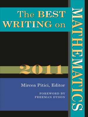 cover image of The Best Writing on Mathematics 2011